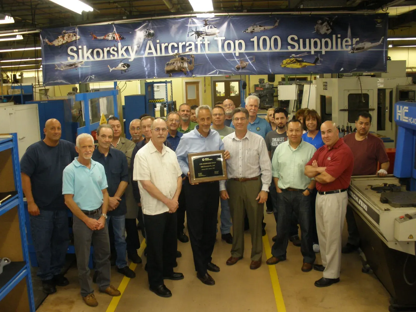 TEK Precision aerospace supplier award