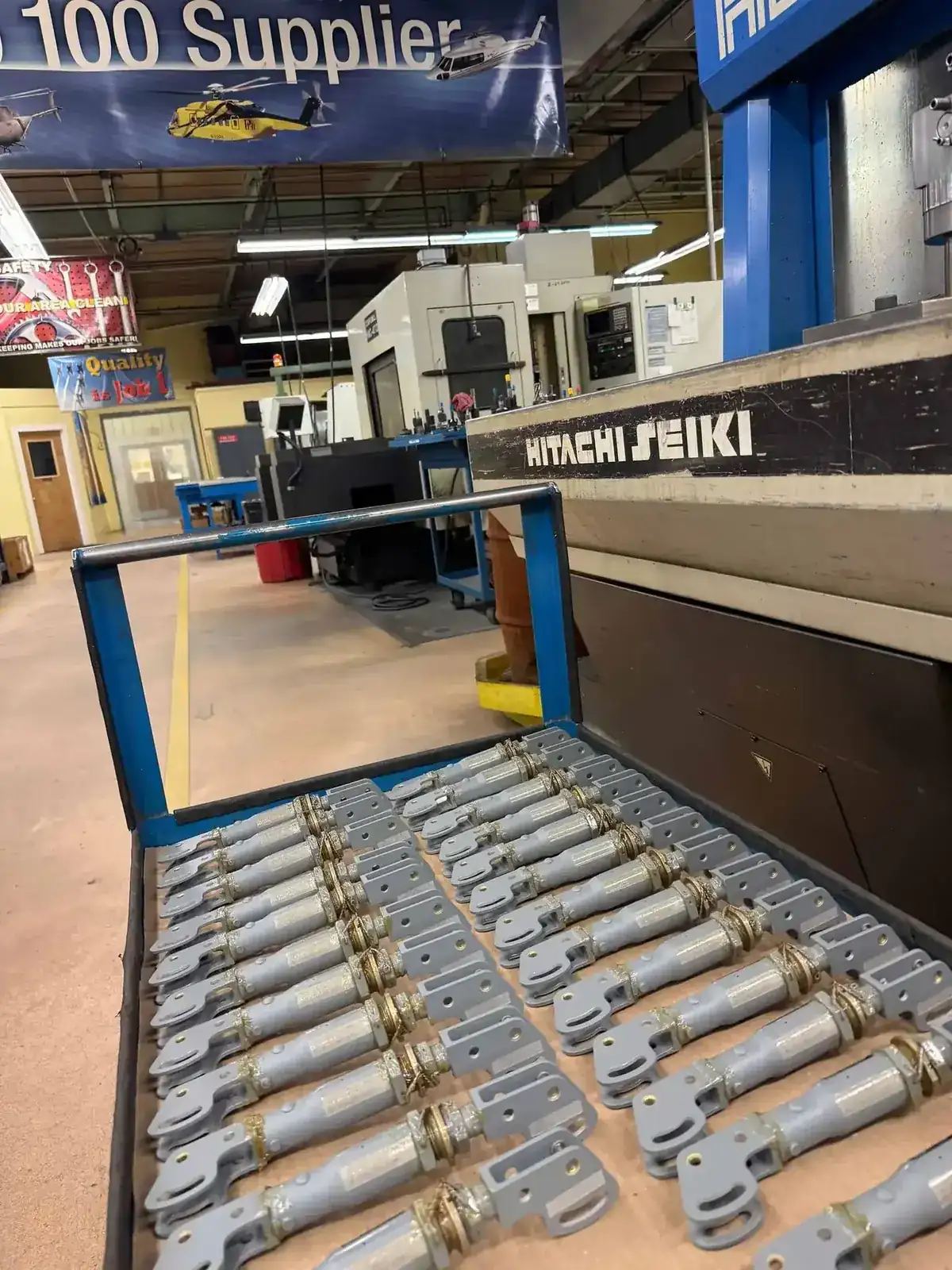Multi-axis CNC machining at TEK Precision's Deer Park facility