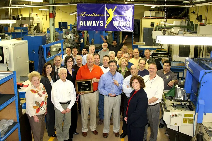 TEK Precision's first Sikorsky Gold Supplier award